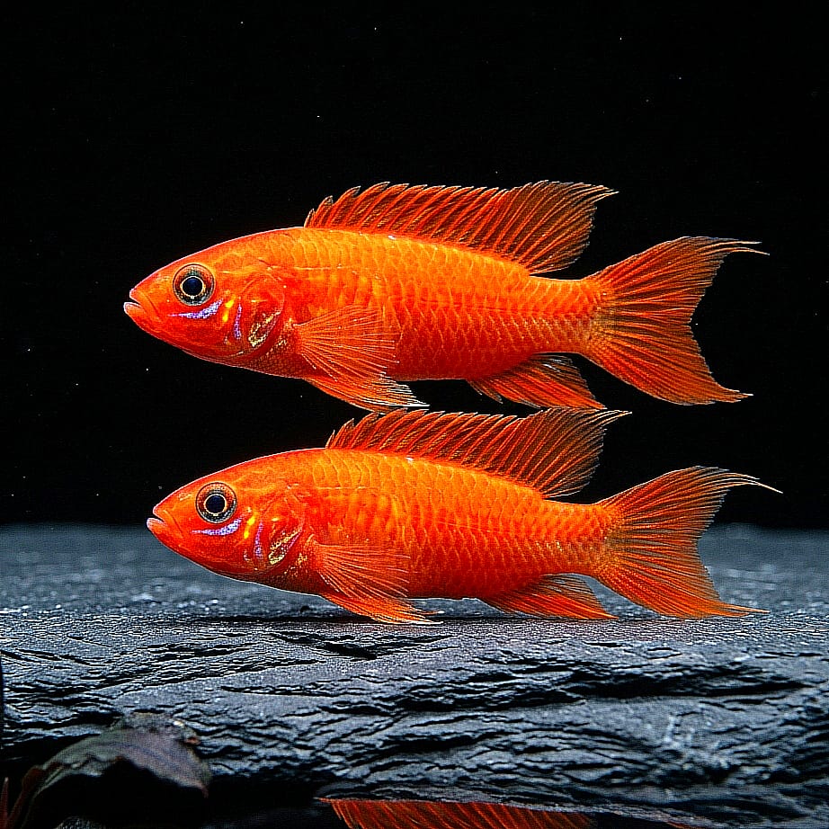 Flächigroter Zwergbarsch – Dario hysginon ❤️