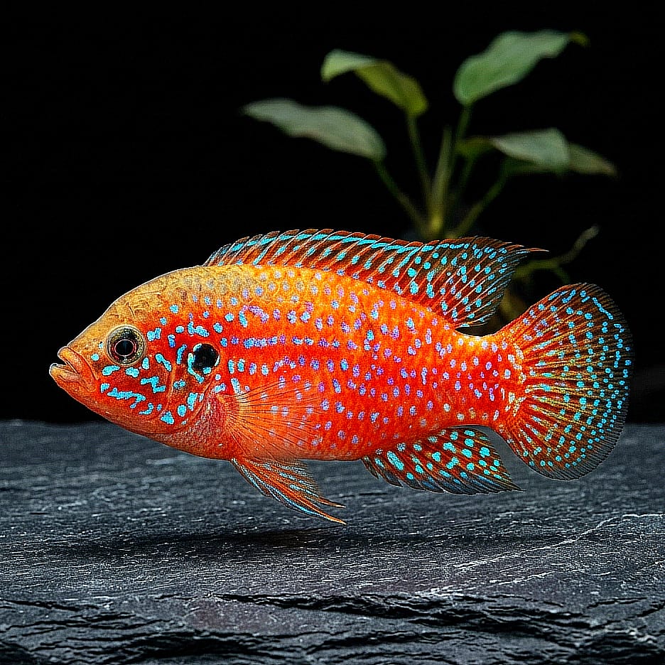 Roter Hemichromis – Hemichromis guttatus (Rubricatochromis guttatus)