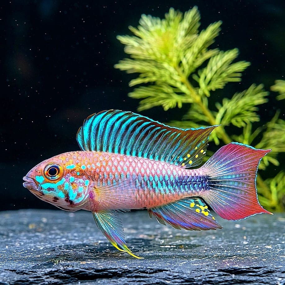 Apistogramma flabellicauda – Der seltene Fächer-Schwanz-Zwergbuntbarsch