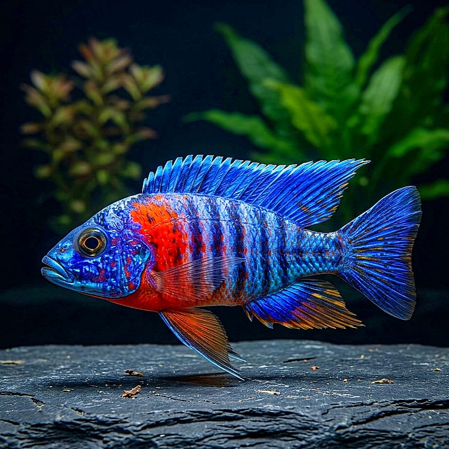 Aulonocara "Red Blue" – Rot/Blauer Kaiserbuntbarsch