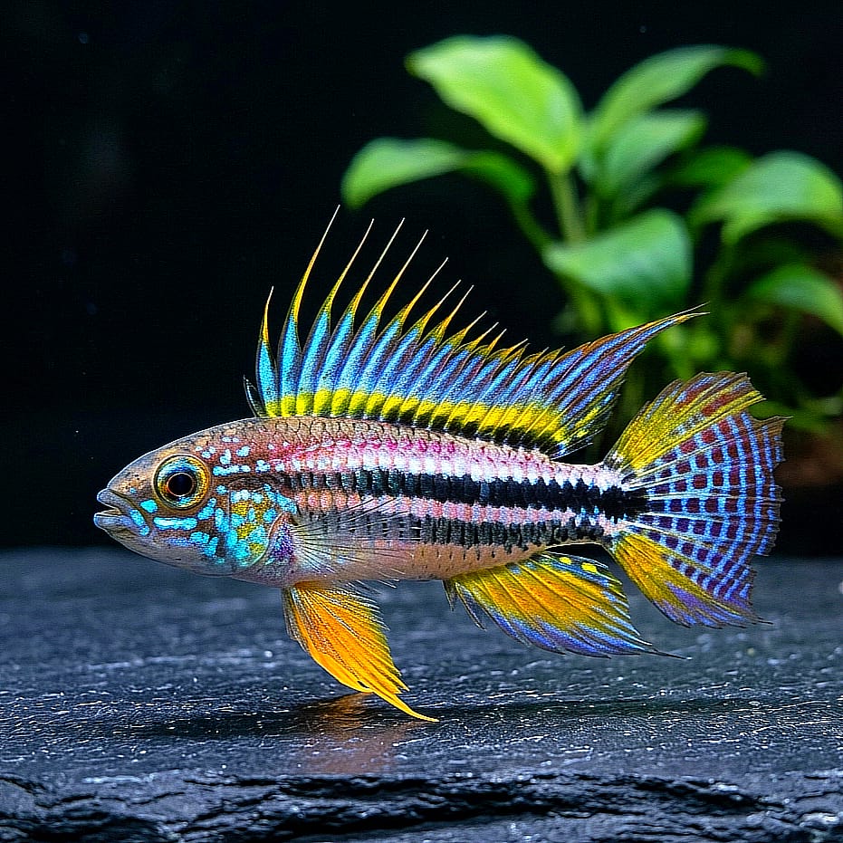 Apistogramma bitaeniata "Brazil" – Farbintensiver Zwergbuntbarsch aus dem Amazonas