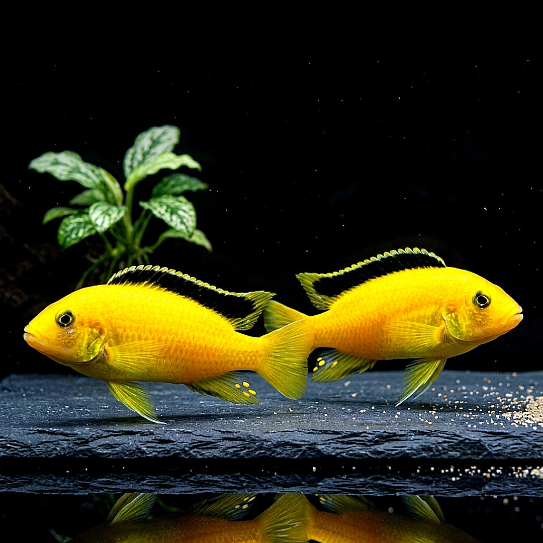 Labidochromis caeruleus "Yellow" – Der strahlend gelbe Klassiker im Malawi-Aquarium