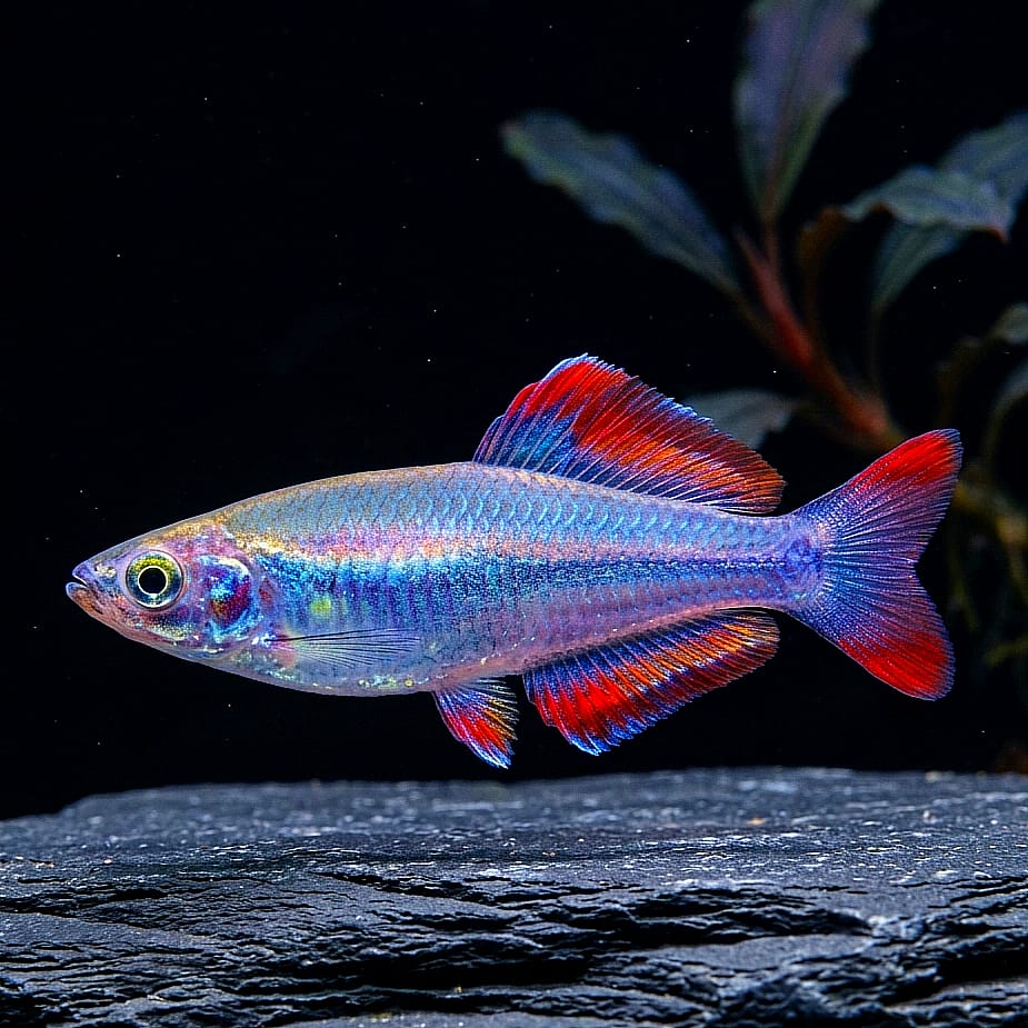 Rotschwanzährenfisch – Bedotia madagascariensis 🐟🔥