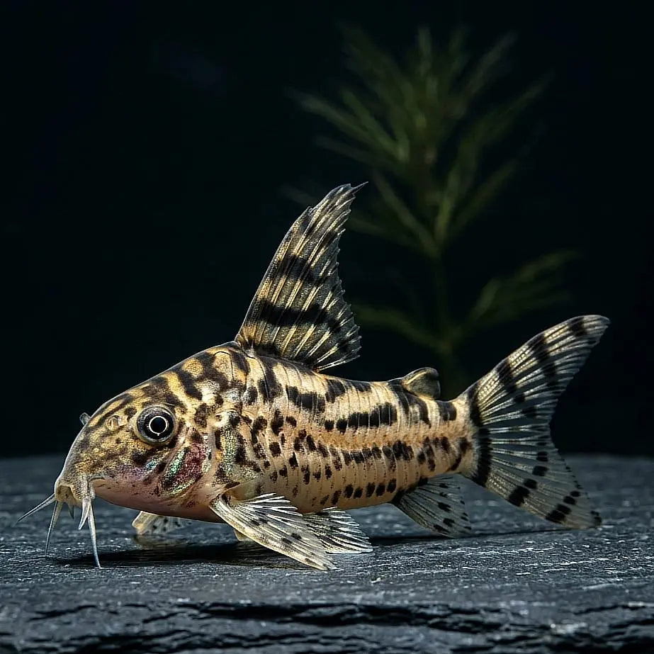 Corydoras sp. CW111 "Zebrina" – der elegante Zebra-Panzerwels mit hoher Rückenflosse 🐟⚡ AquaTimo