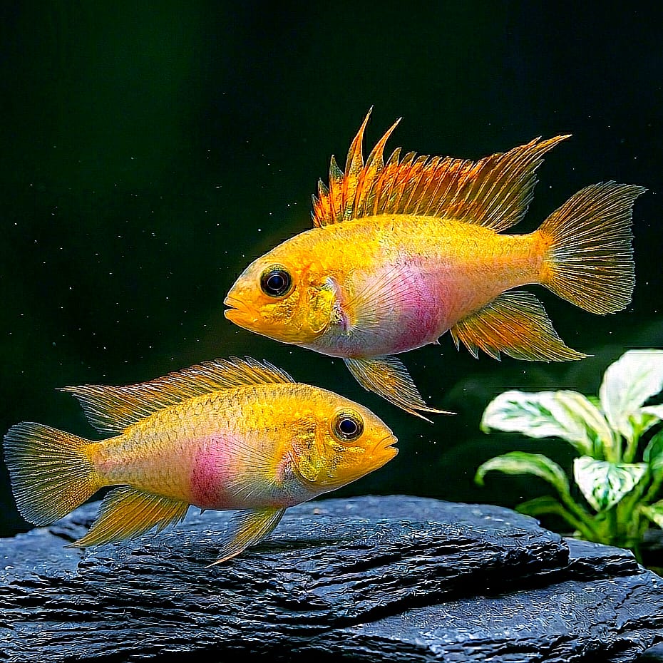 Pelvicachromis pulcher Yellow (Purpurchromis) - 💛 Purpurprachtbarsch