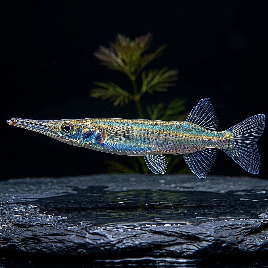 Brembachs Halbschnabelhecht – Nomorhamphus brembachi