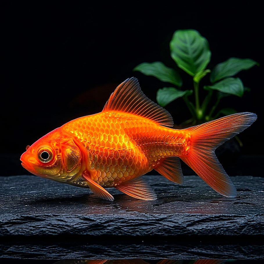 Goldfisch Orange  - Carassius auratus 🧡