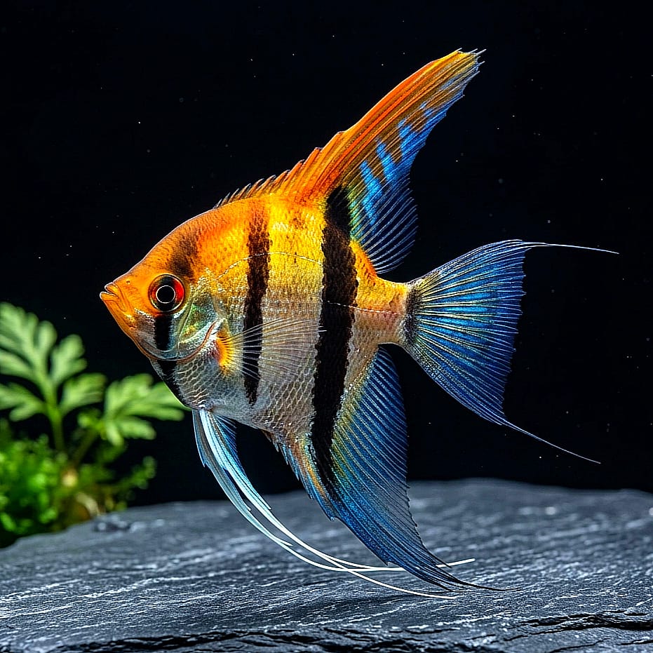 Rotrücken-Skalar „Manacapuru“  

Pterophyllum scalare „Manacapuru Red Back“ 🔴🐠