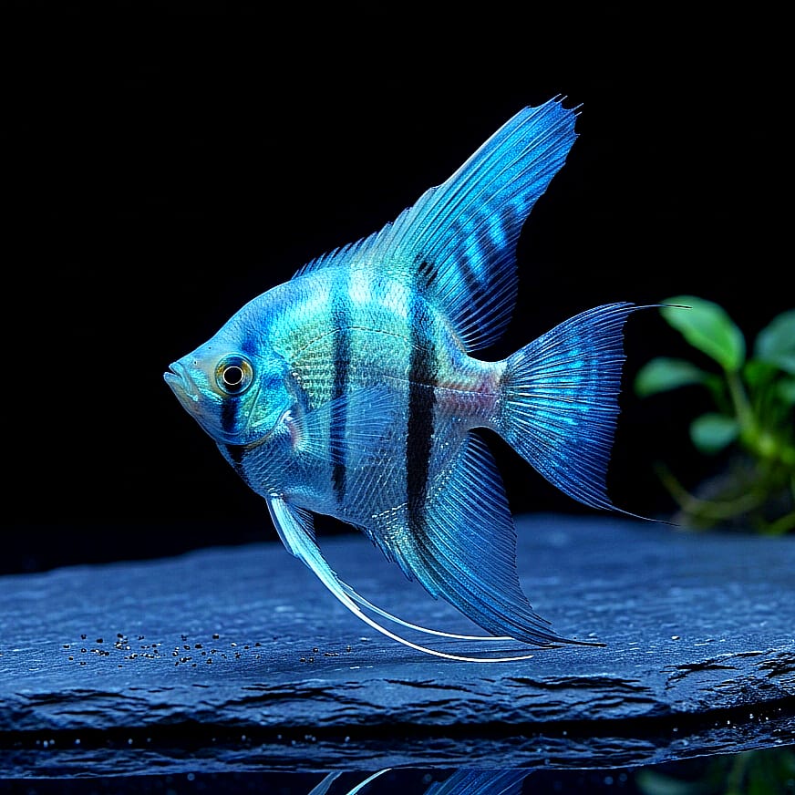 Skalar „Naturfarben-Himmelblau“  

Pterophyllum scalare BELEM SKY