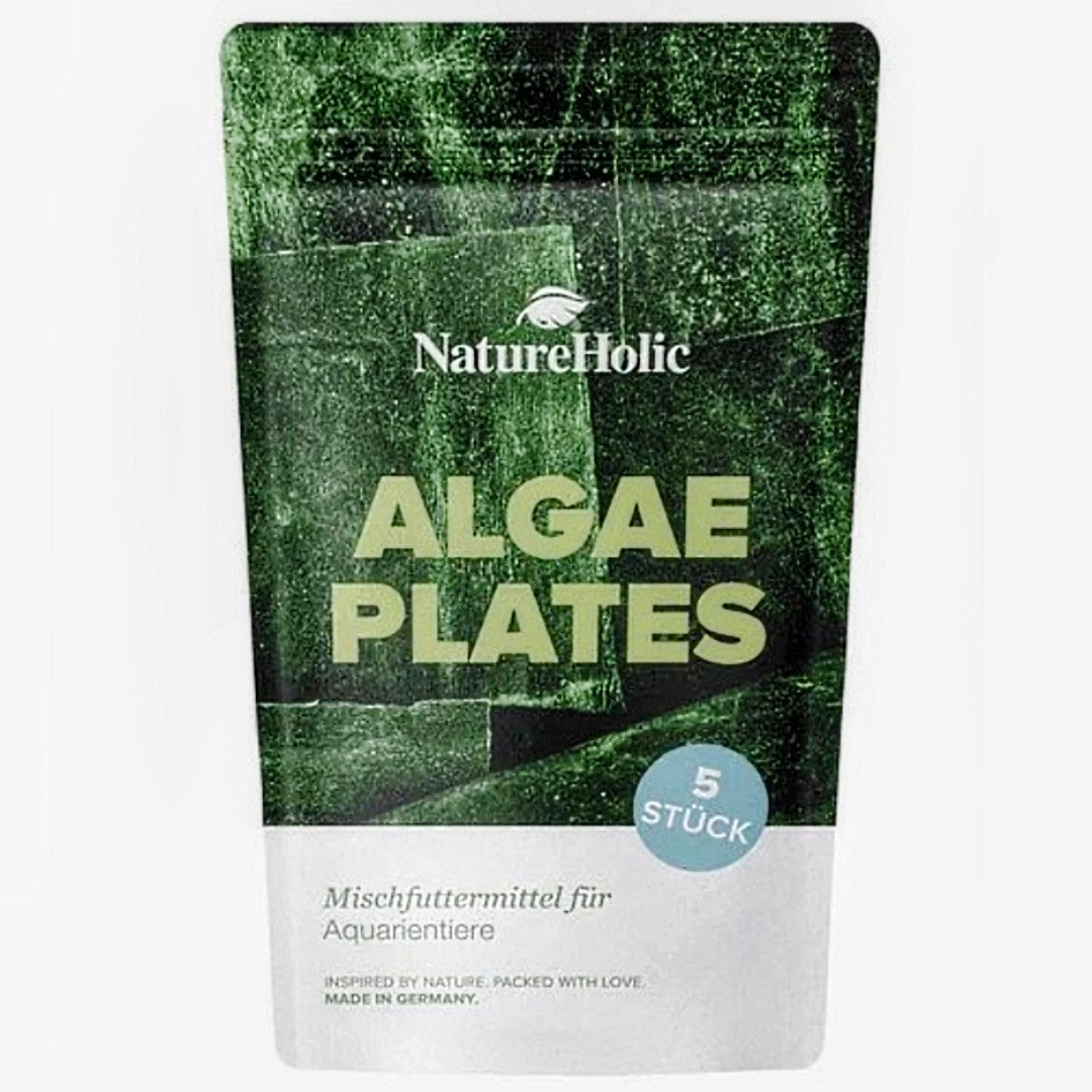 NatureHolic AlgaePlate Algentafel: Der natürliche Rohkost-Snack für deine Garnelen und Schnecken – voller Mineralstoffe und Jod! 🌿