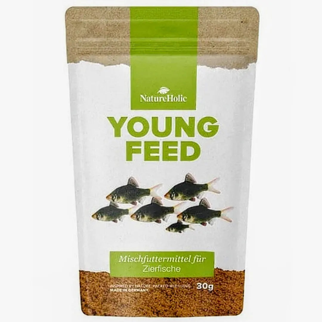 NatureHolic Youngfeed: Mikrofeines Premium-Aufzuchtfutter für kräftige und farbenfrohe Jungfische ✨👶 AquaTimo