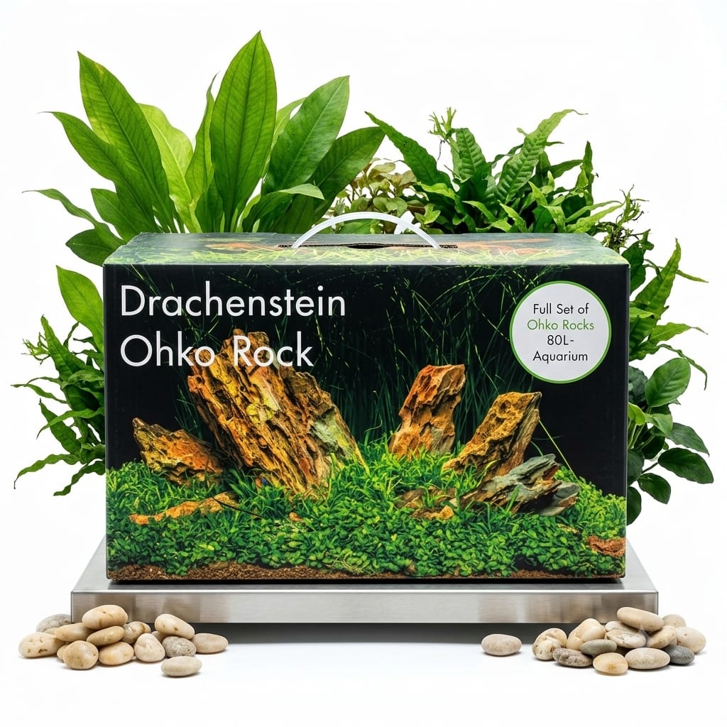 Deko-Set Drachenstein (für 60 & 80 L Aquarium)  - AS+ AquaTimo