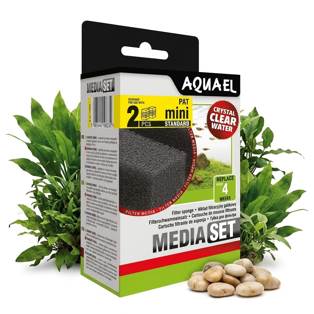 AquaEl PAT Mini Schwamm Standard (2 Stück) - AS+
