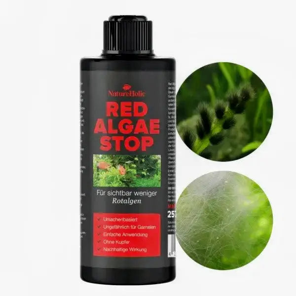 NatureHolic Red Algae Stop: Dein Game-Changer gegen Rotalgen – Beseitige das Nährstoffungleichgewicht im Aquarium! 🛡️🌿 AquaTimo