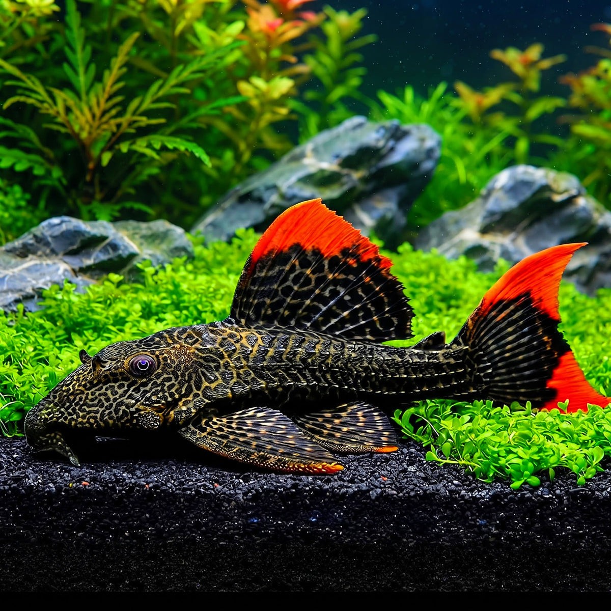 L106 Orinoko Guyanaharnischwels – Guyanancistrus guahiborum 🐟🌿
