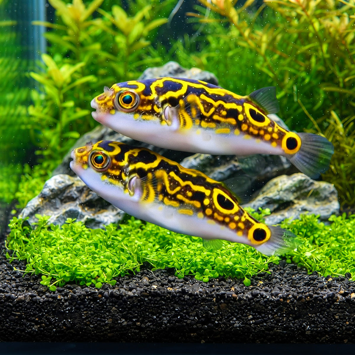 Asselkugelfisch – Colomesus asellus 🐡🌿