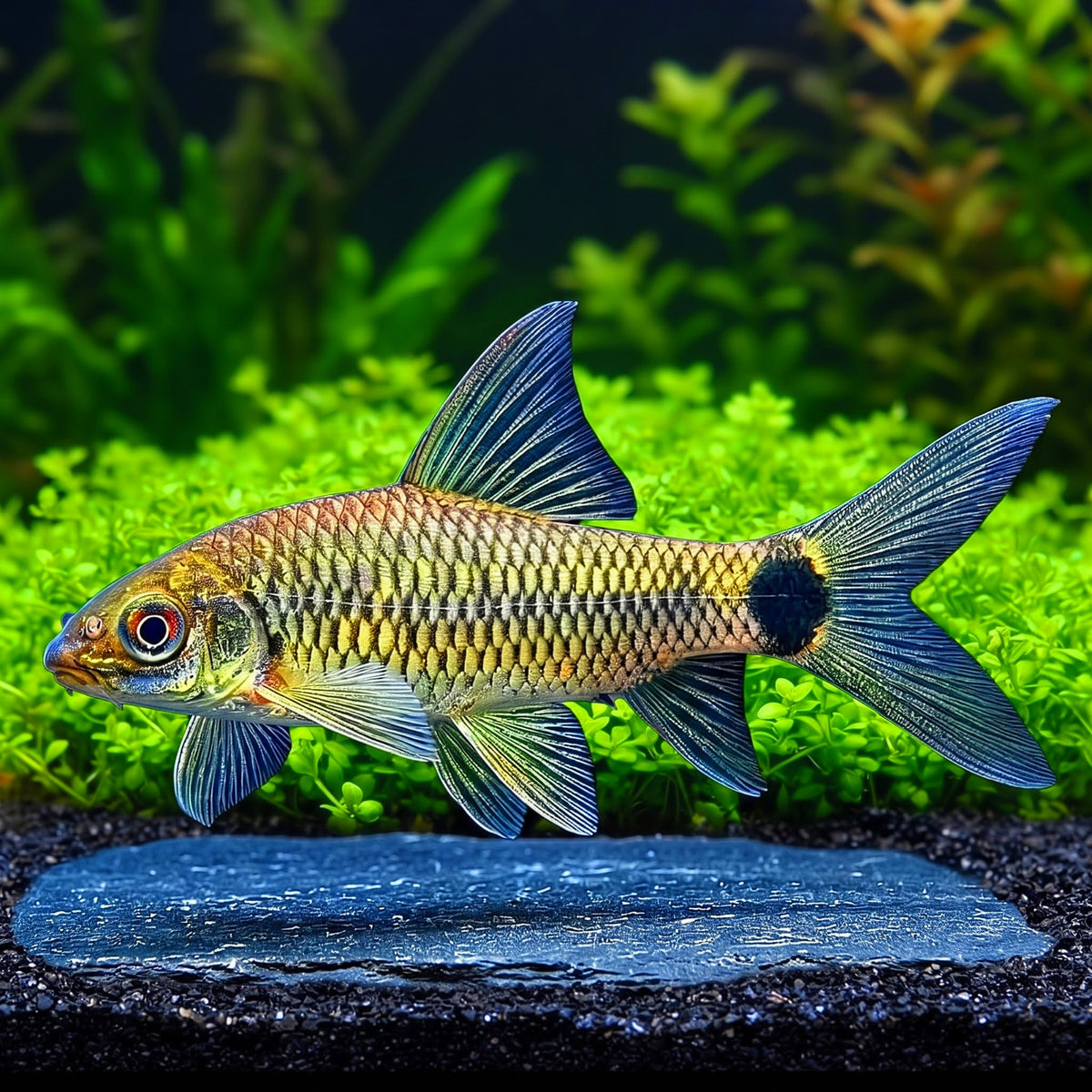 Netzpinselalgenfresser – Crossocheilus reticulatus