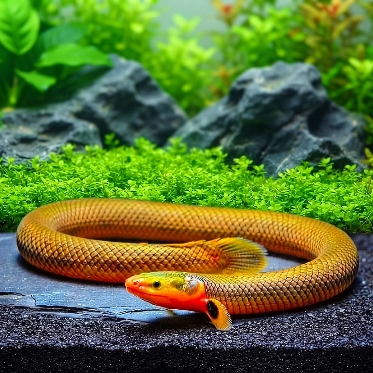 🐍 Flösselaal – Erpetoichthys calabaricus | Der Schlangenfisch für echte Aquaristik-Fans! Aal