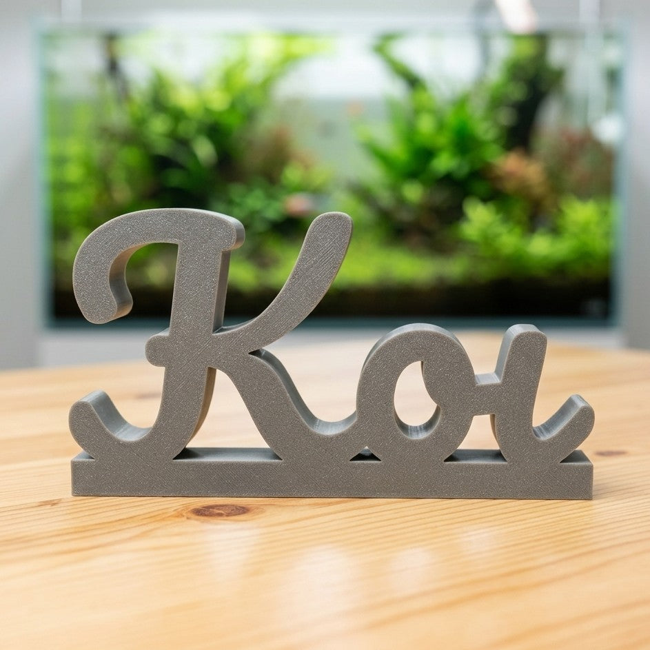 KOI Deko Schriftzug: Eleganz und Symbolik - DS+