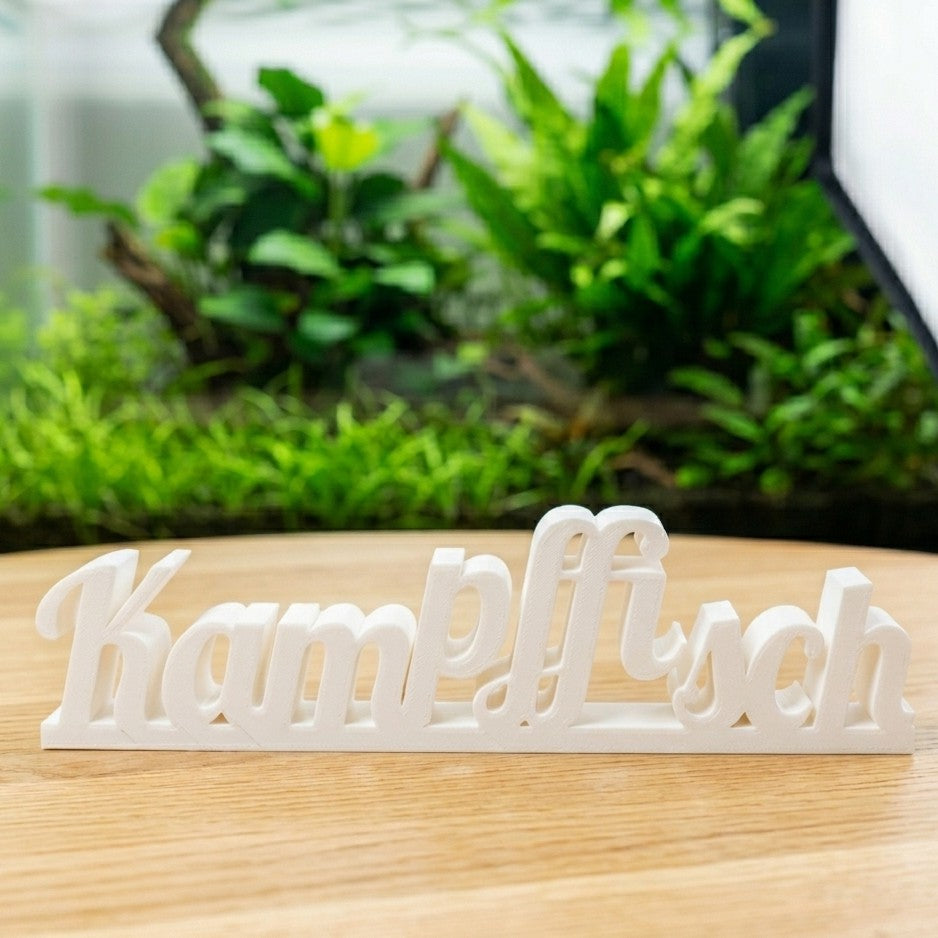 KAMPFFISCH Deko Schriftzug- DS+