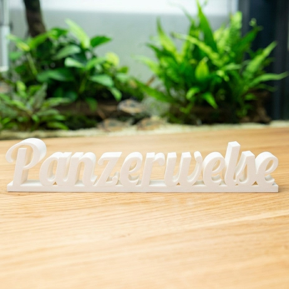Exklusiver Panzerwelse Dekoschriftzug - DS+