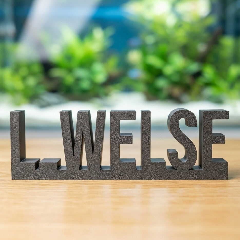 Deko-Schriftzug "L-Welse"  - DS+