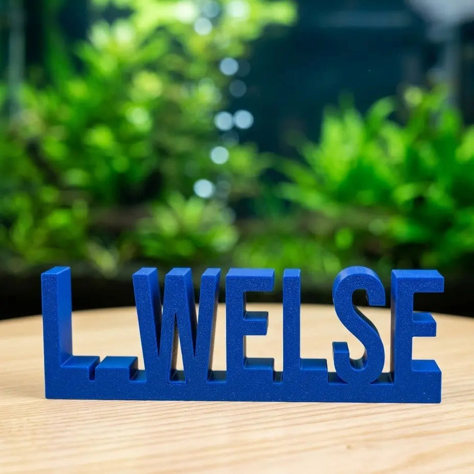 Deko-Schriftzug "L-Welse"  - DS+ AquaTimo