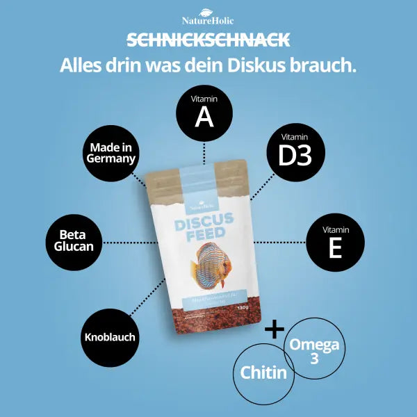 NatureHolic Discusfeed: Das Granulatfutter für futterempfindliche Diskus ohne Rinderherz! 🐠✨ AquaTimo