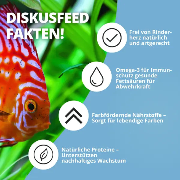 NatureHolic Discusfeed: Das Granulatfutter für futterempfindliche Diskus ohne Rinderherz! 🐠✨ AquaTimo