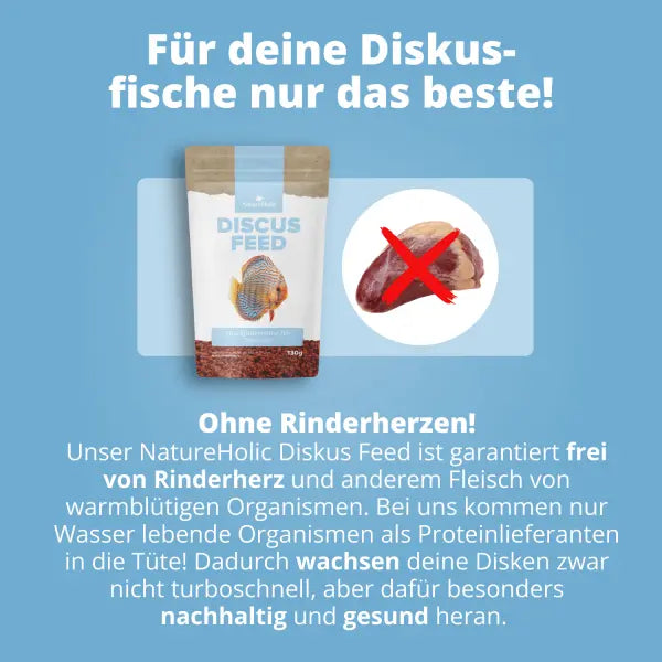 NatureHolic Discusfeed: Das Granulatfutter für futterempfindliche Diskus ohne Rinderherz! 🐠✨ AquaTimo