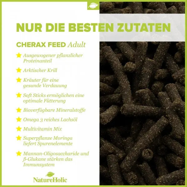 NatureHolic Cheraxfeed Adult: Premium-Futter für deine Papua Krebse ✨ AquaTimo