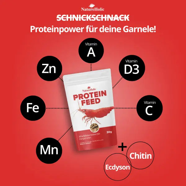 NatureHolic Proteinfeed: Die Spezial-Proteinnahrung für Wachstum, Zucht und starke Panzer! 💪🦐 AquaTimo