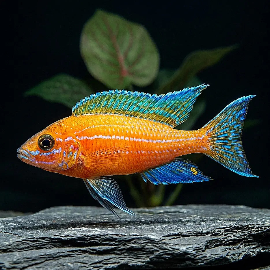 Paracyprichromis nigripinnis "Blue Neon" – Der elegante Schwarmfisch aus dem Tanganjikasee AquaTimo