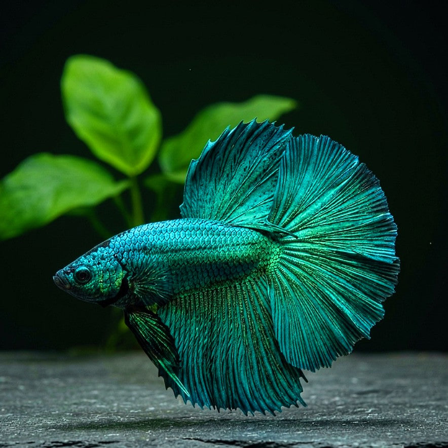 Kampffisch Betta splendens – Halfmoon Green