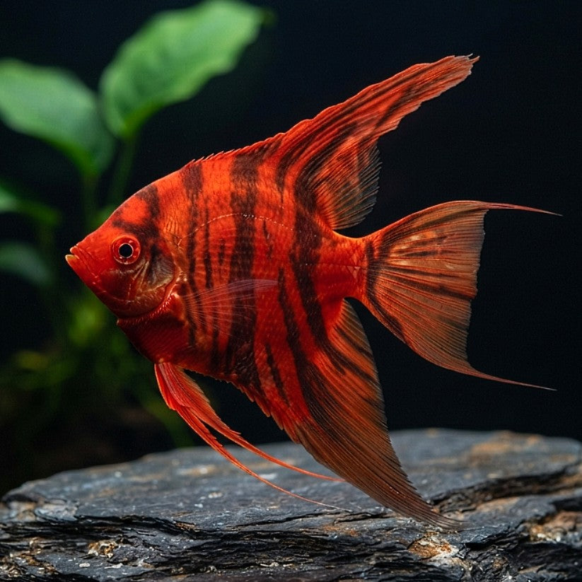 Skalar Red Devil - Pterophyllum scalare 🌿✨
