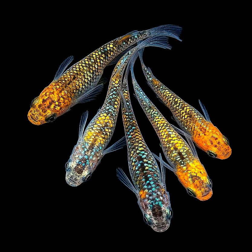 Medaka - Black Tiger-Lame