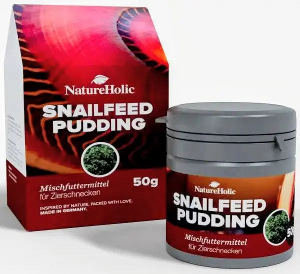 NatureHolic Snailfeed Pudding: Die leckere Futterpaste für gesunde Gehäuse & vitale Aufwuchs fressende Schnecken! 🐌💚 AquaTimo