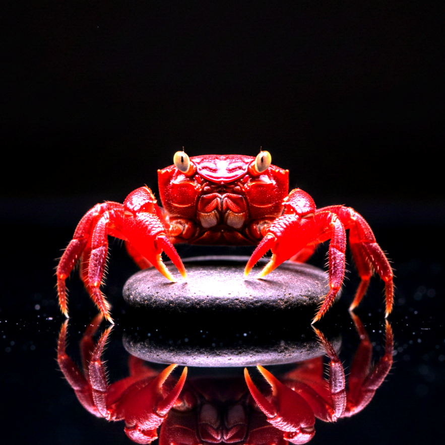 Vampirkrabbe „Darkred Yellow Eye“