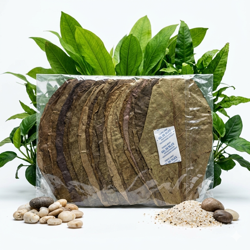 30 Catappa Blätter – natürliche Wasserpflege für dein Aquarium 🌿🐠 - AS+