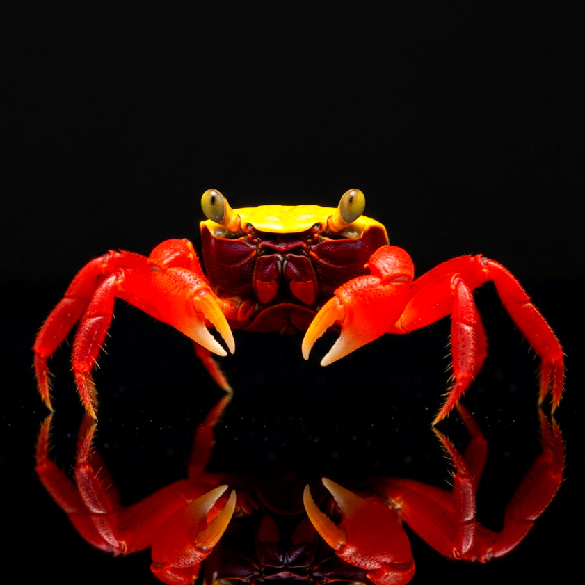 Vampirkrabbe „Golden Top Super Red“