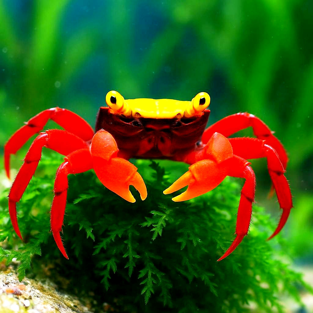 Vampirkrabbe „Golden Top Super Red“