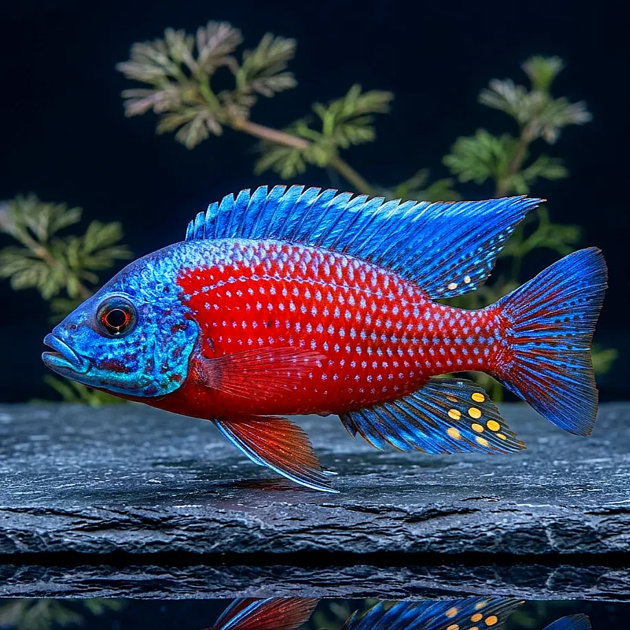 Copadichromis borleyi "Kadango Red Fin" – Majestät der Malawi-Farbenpracht AquaTimo