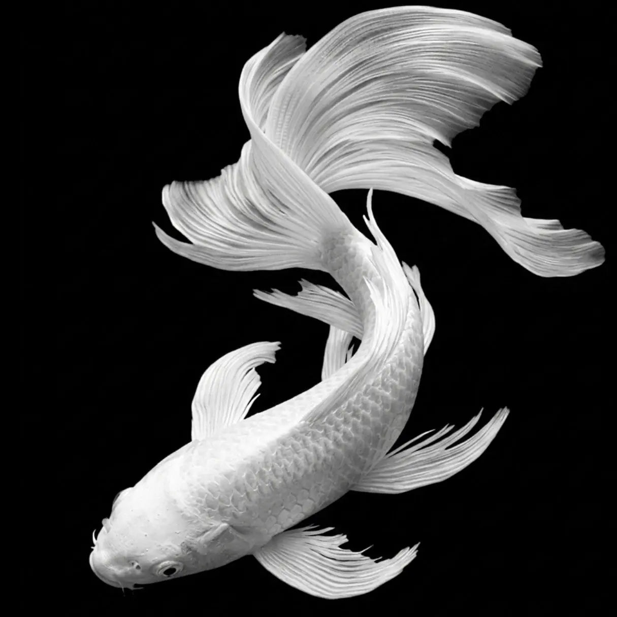 Koi Butterfly Mix - Karpfen - Cyprinus carpio 🤍♥️🧡 AquaTimo