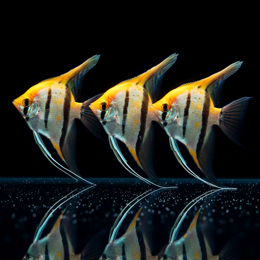 Skalar „Rio Nanay, Typ 3“  

Pterophyllum scalare RIO NANAY, TYPE 3 🌿🐠