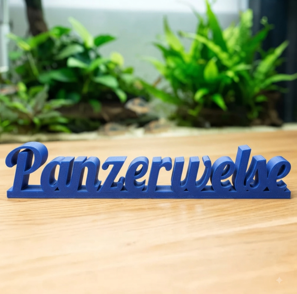 Exklusiver Panzerwelse Dekoschriftzug - DS+