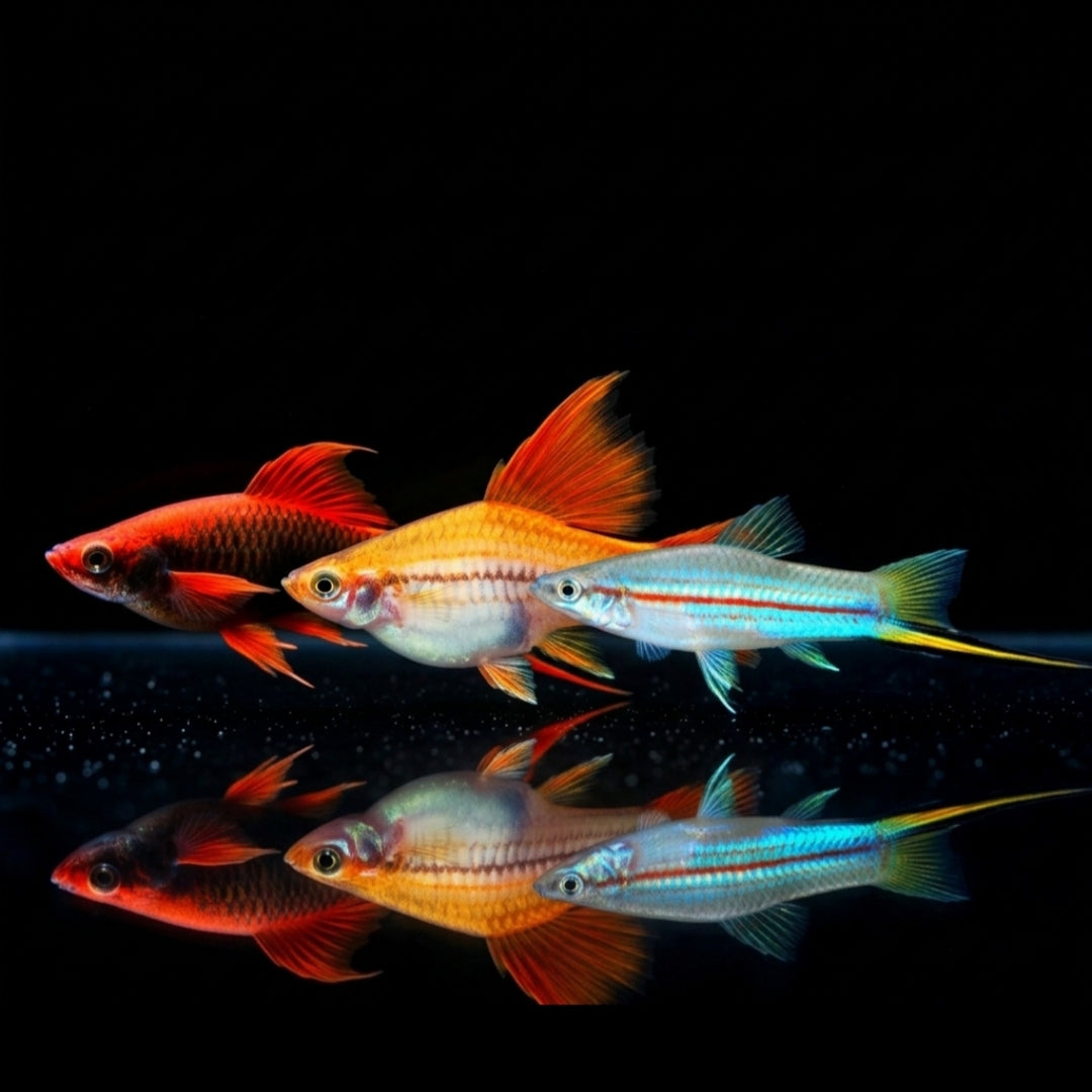 Schwertträger Farb-Mix – Farbenfrohe Vielfalt mit charakteristischem Schwert