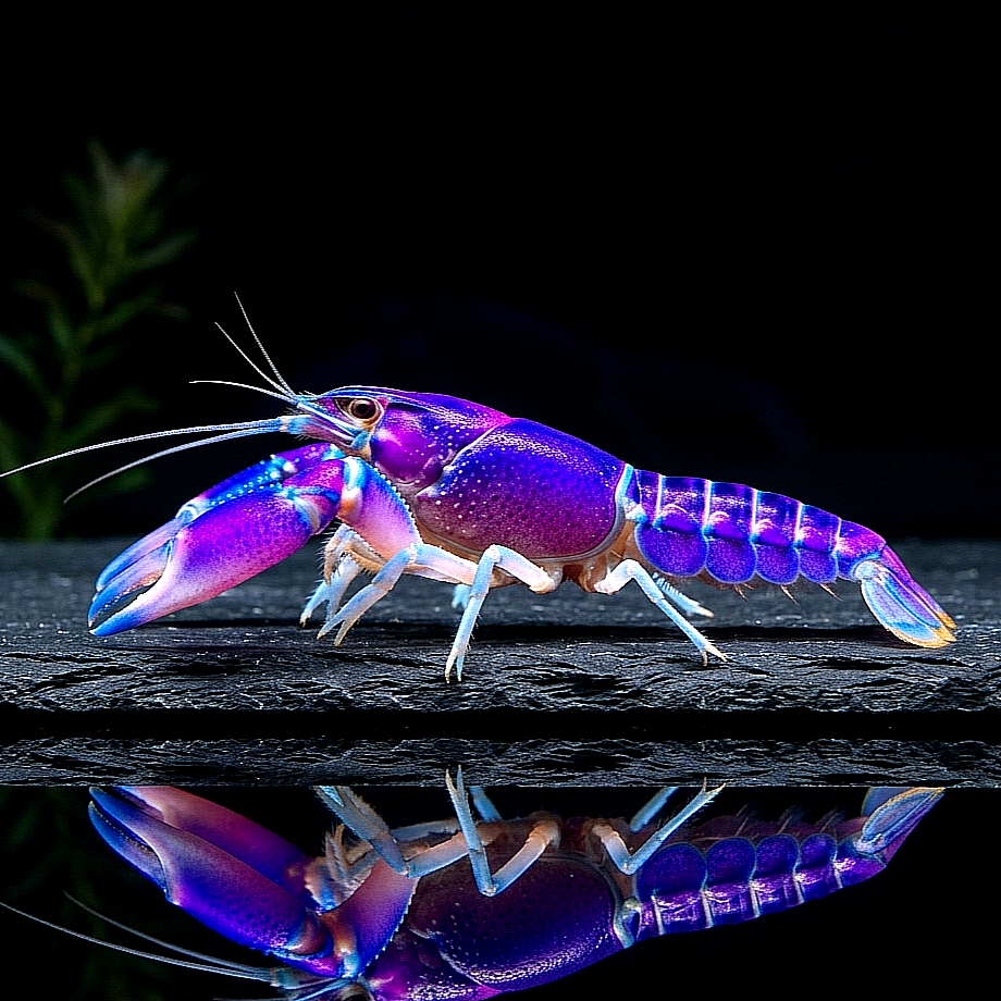 Cherax pulcher Blau-Rosa Krebs