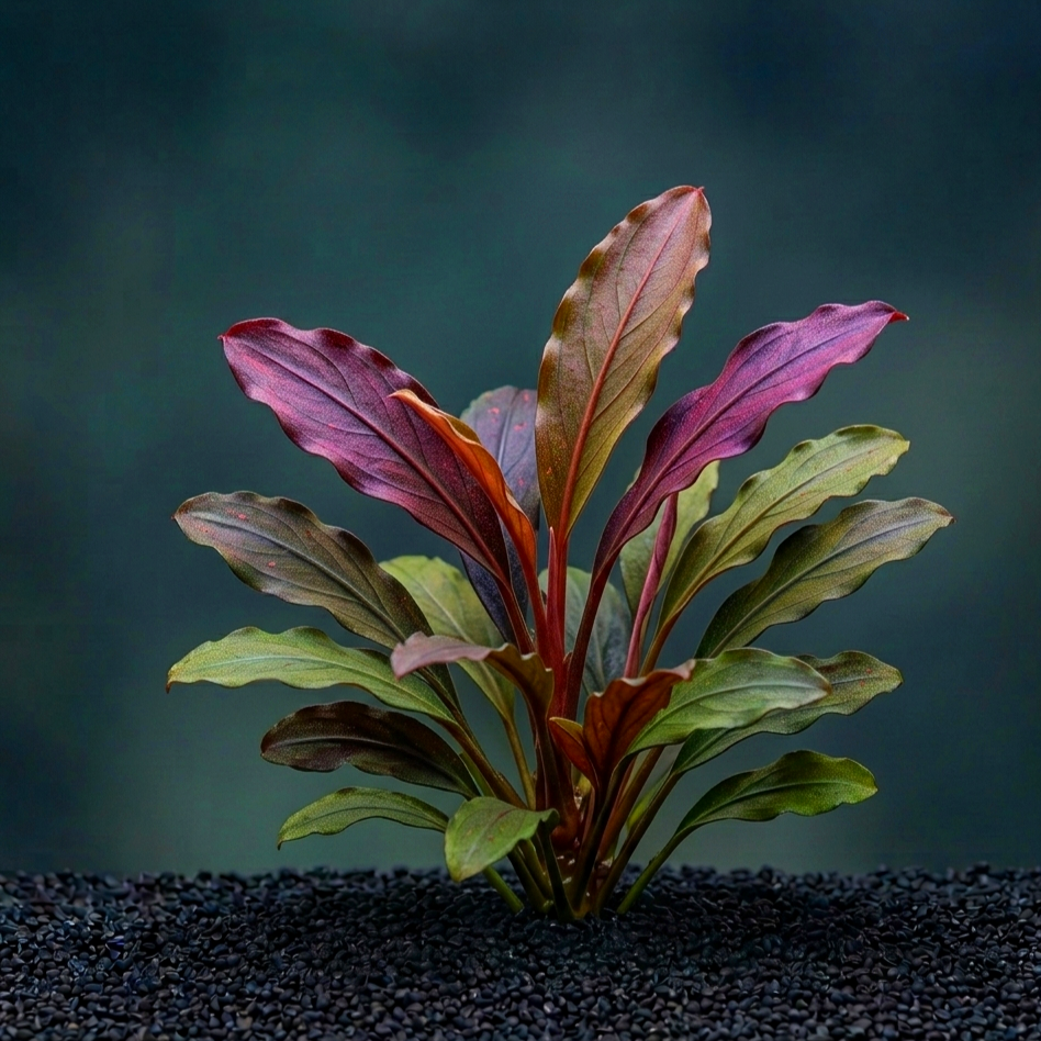 Bucephalandra sp. 'Red Scorpio' / Dennerle-Plants