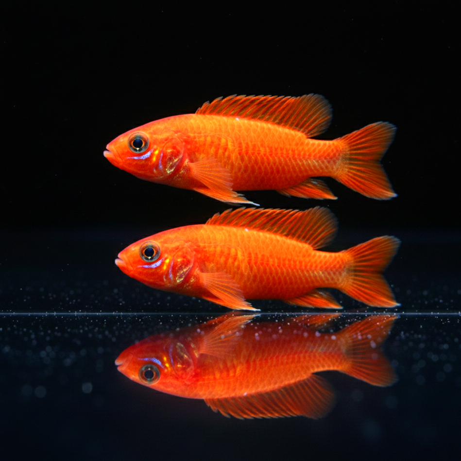 Flächigroter Zwergbarsch – Dario hysginon ❤️