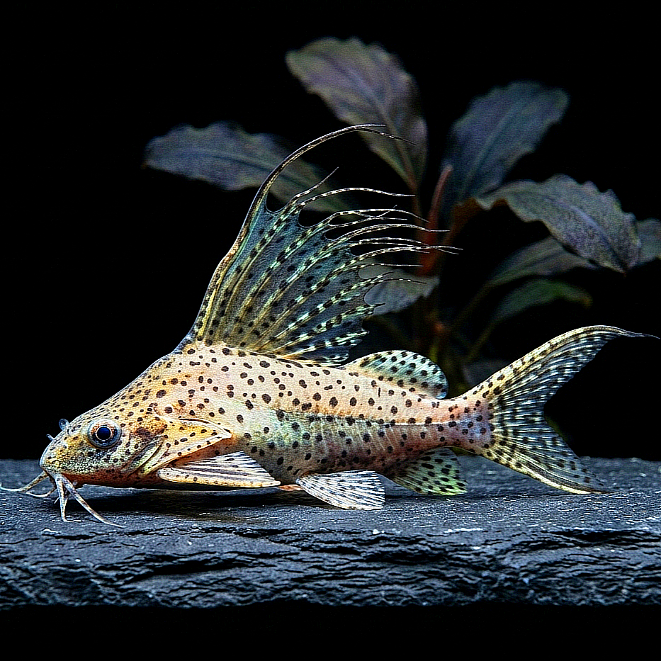 Schmuckflossen-Fiederbartwels (Synodontis eupterus) 🐠🌿